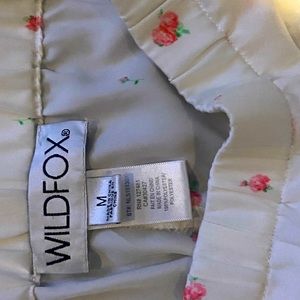 Wild fox rose pajama pants